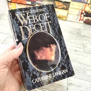 WEB OF DECEIT‎ Catherine Lanigan 1987 First Avon Printing Paperback
